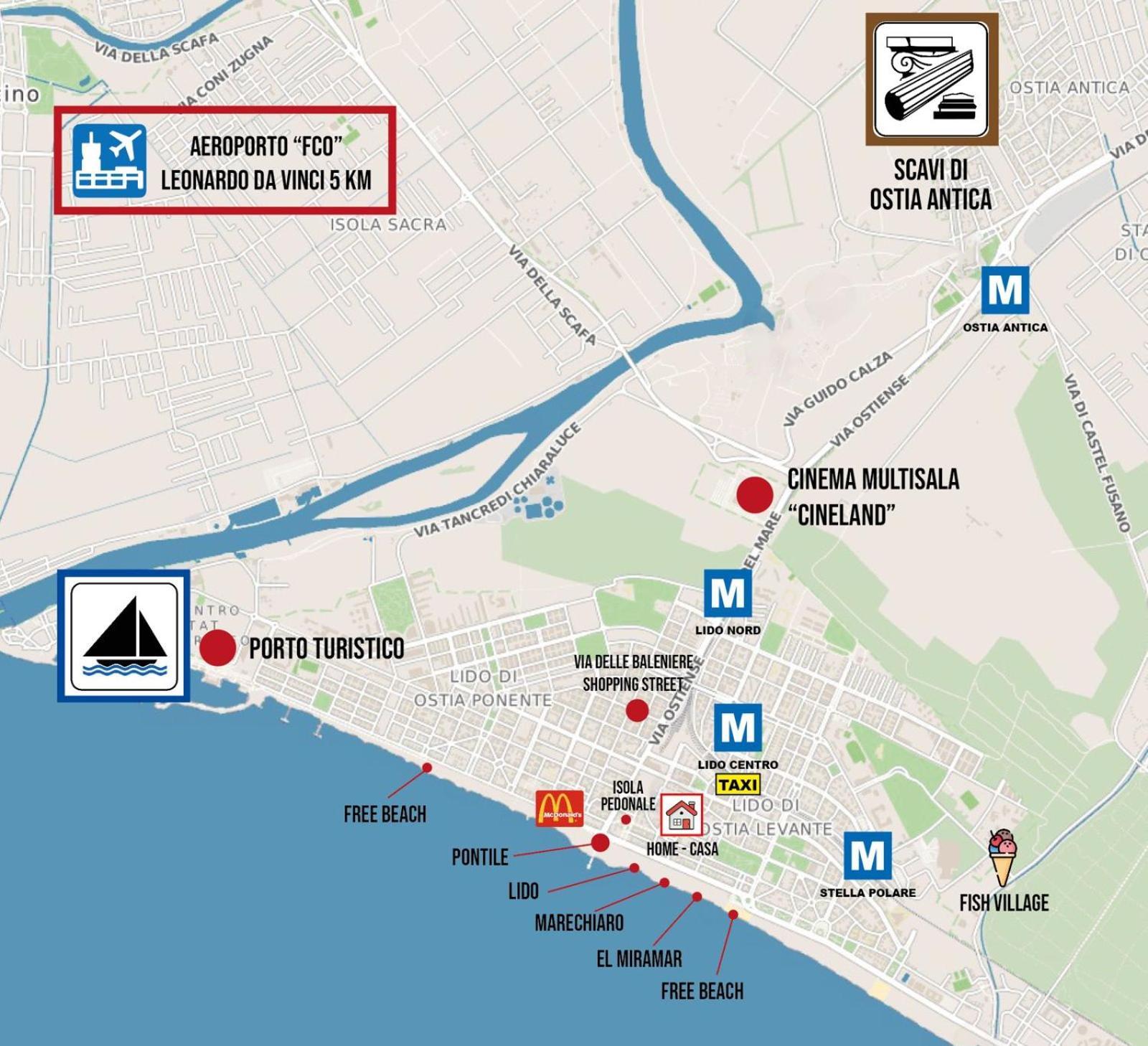 Monolocale Nel Corso Apartment Lido di Ostia Ngoại thất bức ảnh